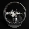 (BMW) (F30) Forged Carbon Steering Wheel Red Stitching